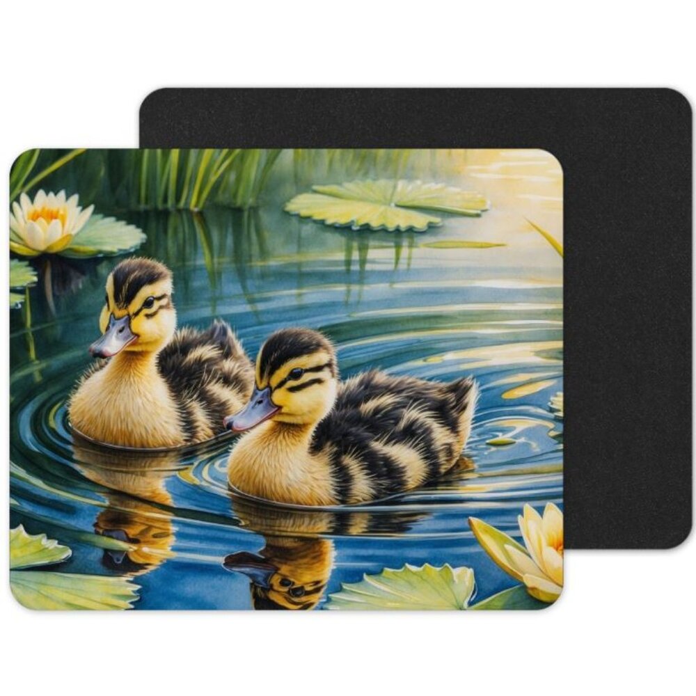 Baby Ducklings Mouse Pad,‎ Computer Mouse Pad, Baby Ducks Mouse Pad